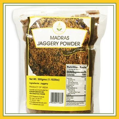 Shastha Foods Madras Jaggery Powder - 500gm