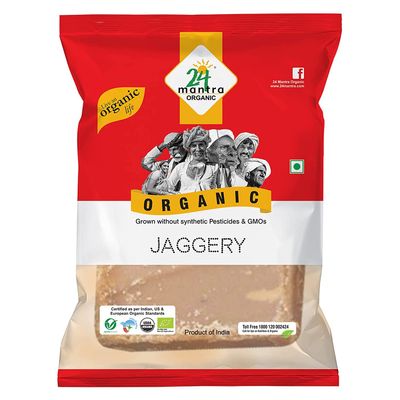 24 Mantra Jaggery Block - 1LB