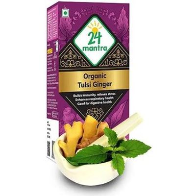 24M Organic Tulsi Ginger Tea Bags 1.32oz
