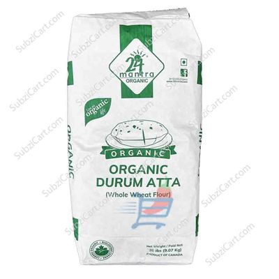 24M Organic Durum Atta 20LB