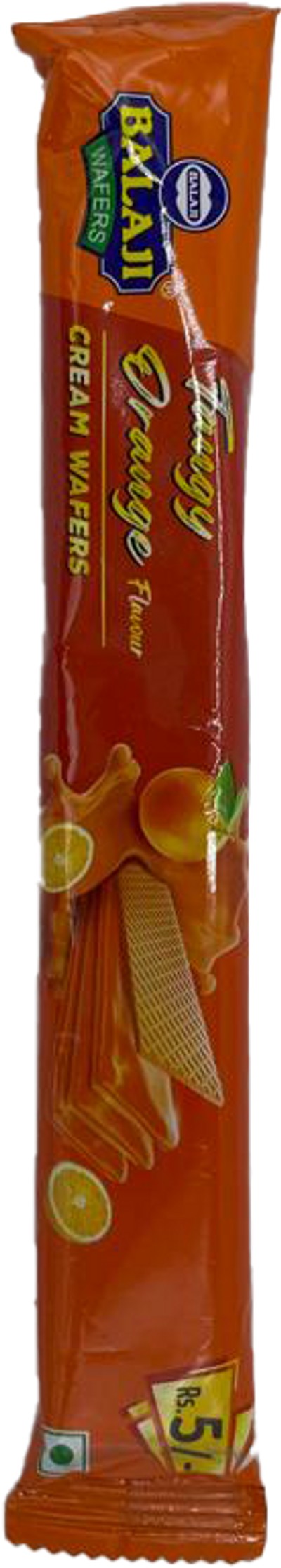 Balaji Cream Wafer Orange - 16gm