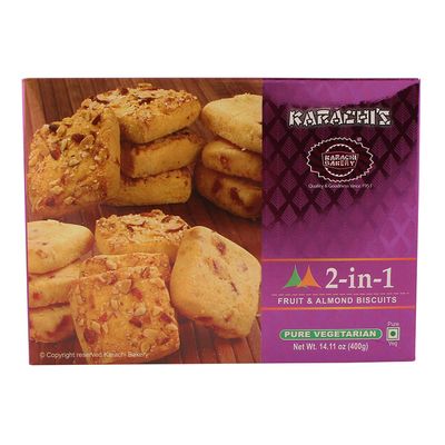 Karachi 2 in 1 Fruit & Almond - 400gm