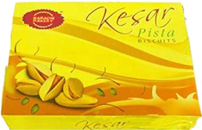 Karachi Kesar Pista Biscuits - 400gm