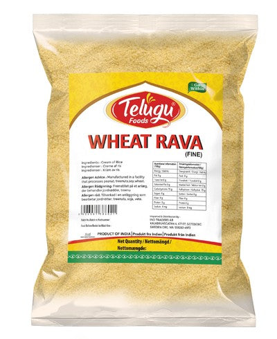 Telugu Wheat Rava (Fine) - 4lb