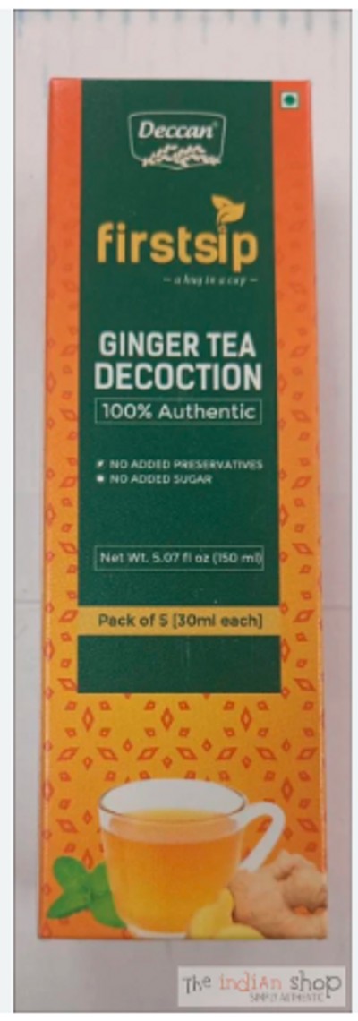 Deccan FirstSip Ginger Tea Decoction 150ml