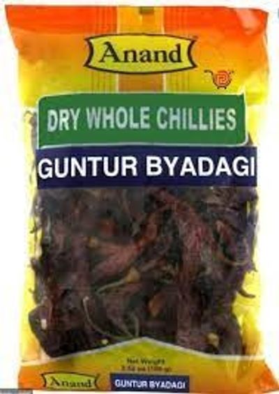 Anand Bedagi Guntur Dry Whole Chilli Chillies 100gm