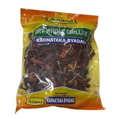 Anand Bedagi Karnataka Dry Whole Chillies - 200gm