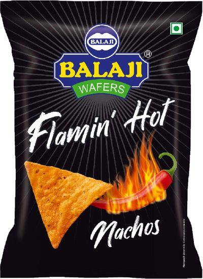 Balaji Flaming Hot Nachos Chips - 140gm