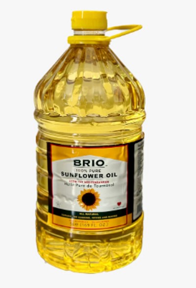 Brio Pure Sunflower Oil - 5Liter
