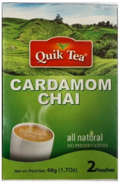 Quik Tea Cardamom Chai Tea Bag 5.08oz