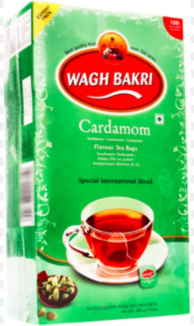 Wagh Bakri Cardamom Tea Bags 200gm