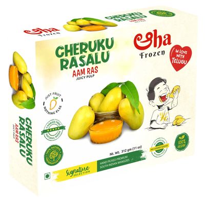 Frozen Aaha Cheruku rasalu pulp - 312gm