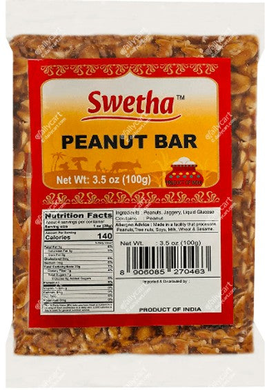 Swetha Peanut Bar Chikki Bar- 200gm