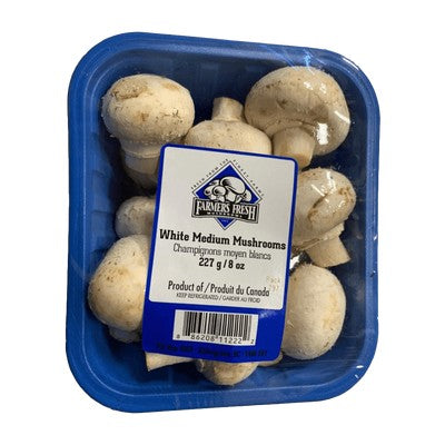Organic White Mushrooms 8oz