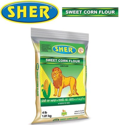 Sher Sweet Corn Flour - 4LB