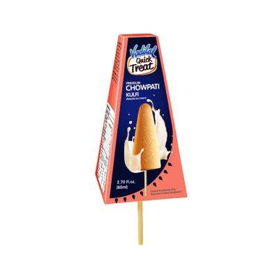 Vadilal Conical Chowpati Kulfi Ice Cream - 80ml