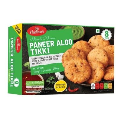 HR Frozen Paneer Aloo Tikki 580gm