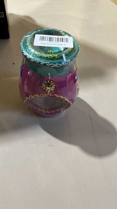 Clay Diya Oil Lamp 5"