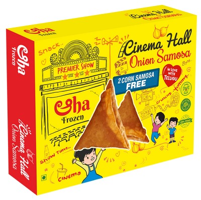 Frozen Aaha Onion Samosa - 4pc