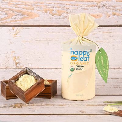 Happy Leaf Org Chana Besan - 3LB