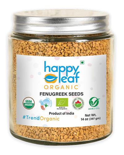 Happy Leaf Org Fenugreek Seeds - 397gm