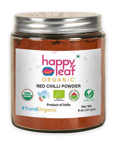 Happy Leaf Org Red Chilli Powder Hot - 227gm