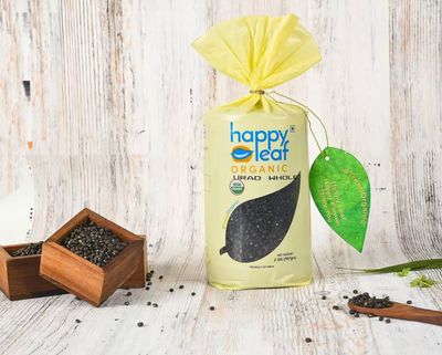 Happy Leaf Org Urad Whole - 3.5LB