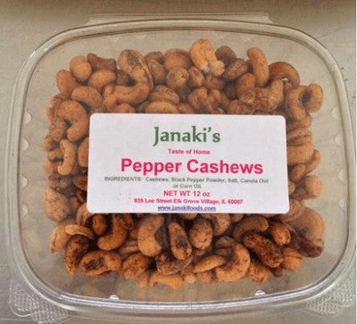 Janaki Pepper Cashews 12oz