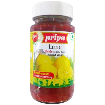 Priya Ex-Hot Lime Pickle - 300gm