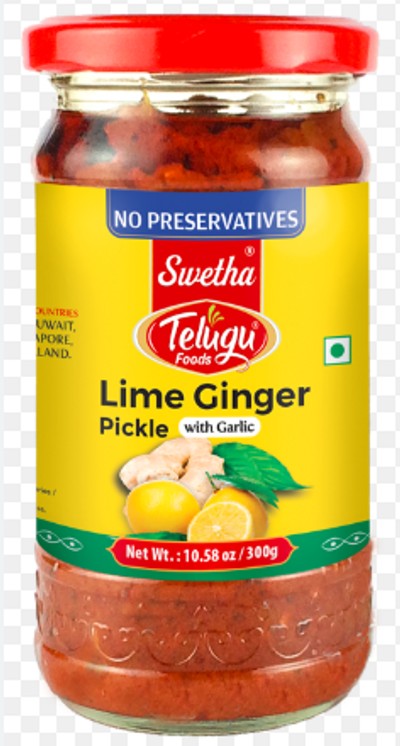 Telugu Lemon Ginger Pickle 300gm