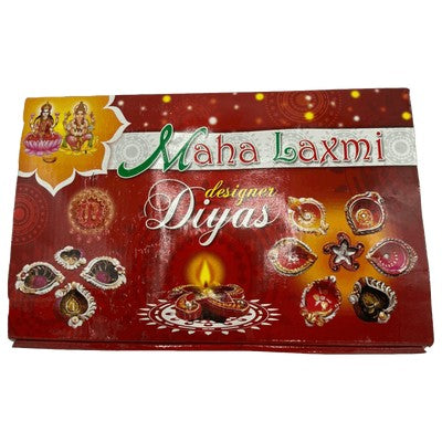 Maha Laxmi Designer Diya - 12Count