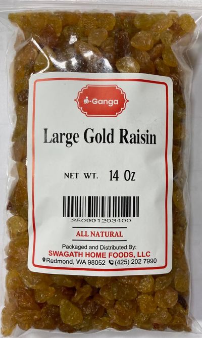i-Ganga Large Golden Raisins - 14oz