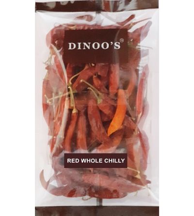 Dinoo's Red Chilli Whole - 200gm