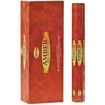 Hem Amber Honey Incense - 6Pack (20Count)