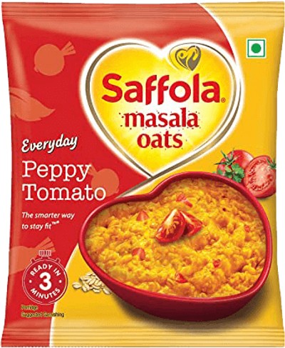 Saffola Peppy Tomato Masala Oats - 40gm