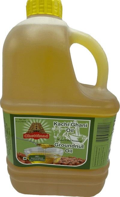 Chettinad Ground Nut Oil (wood cold pressed) - 5 ltr
