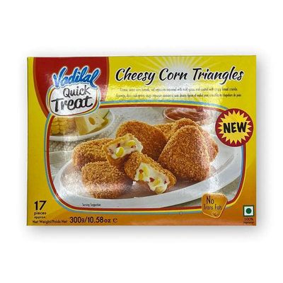 Vadilal Cheesy Corn Triangles - 300gm