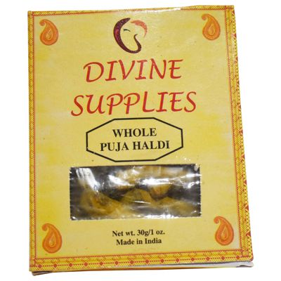 Divine Supplies Whole Puja Haldi - 30gm