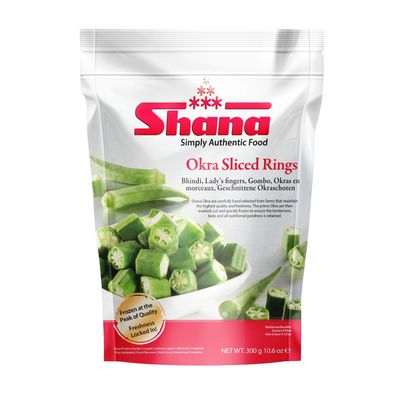 Shana Okra Sliced Rings - 300gm