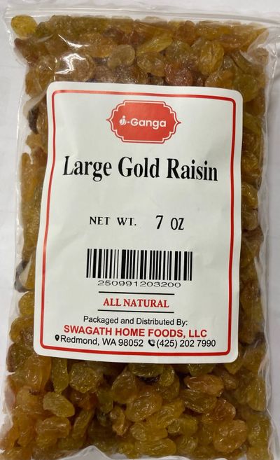 i-Ganga Large Golden Raisins - 7oz