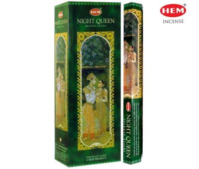 Hem Night Queen Incense Sticks Box - 6Pack (20Count)