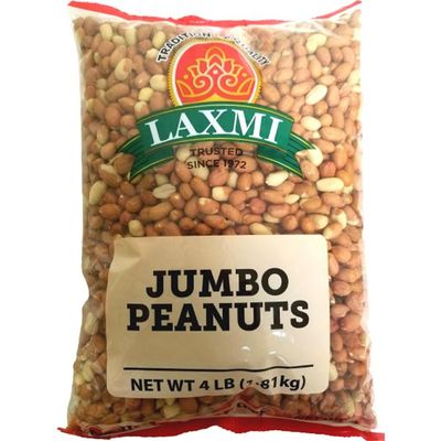 Laxmi Raw Peanut Jumbo - 4LB