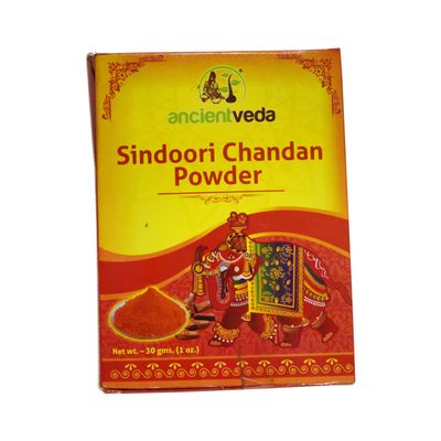 Ancient Veda Sindoori Chandan Powder - 1oz