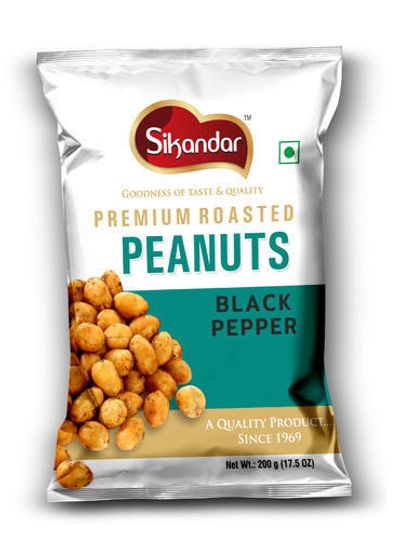 Sikandar Premium Roasted Peanut Black Pepper - 150gm
