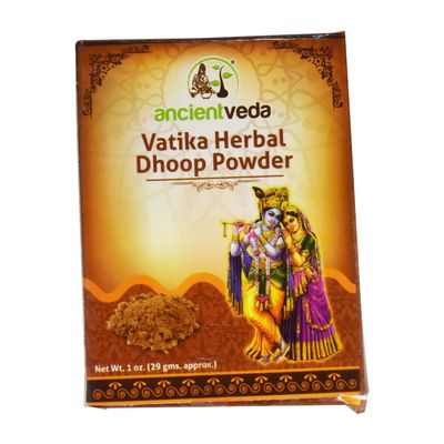 Ancient Veda Vatika Herbal Dhoop Powder - 1oz
