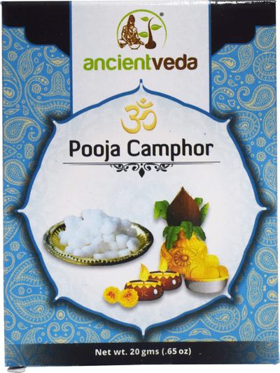 Ancient Veda Camphor - 20gm (0.65Oz)
