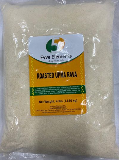 Fyve Elements Roasted Upma Rava - 4LB