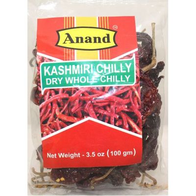 Anand Kashmiri Dry Wh Chilli - 3.5 oz