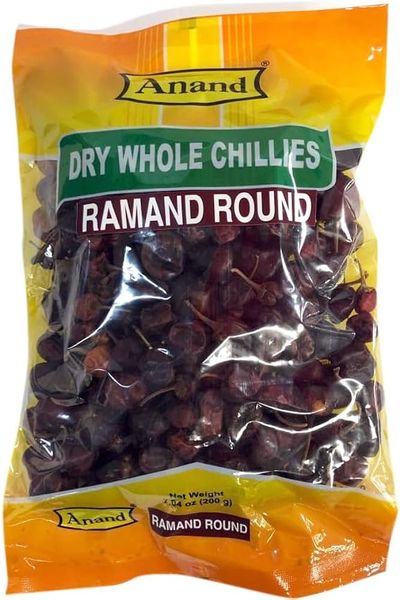 Anand Ramnad Round Dry Whole Chilli Chillies 200gm