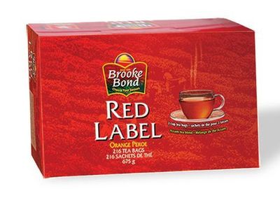 Brook Bond Red Label Tea Bags Square 216 Bags